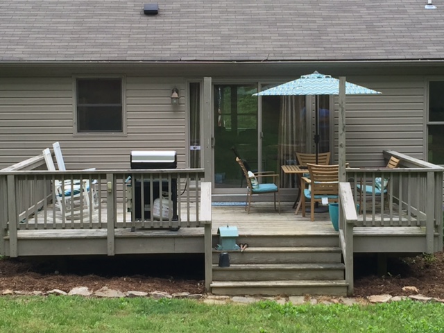 Relax on your rear deck!